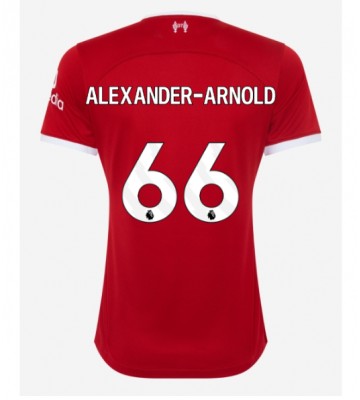 Lacne Ženy Futbalové dres Liverpool Alexander-Arnold #66 2023-24 Krátky Rukáv - Domáci
